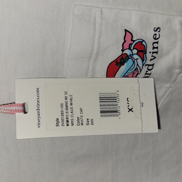 Vineyard Vines BNWT! long sleeve Merry Christmas t-shirt - Picture 4 of 6